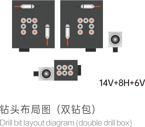 KN-2312D 6면 CNC 드릴링 홀 머신